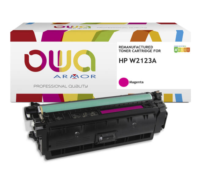 Tonercartridge OWA alternatief tbv HP W2123A rood