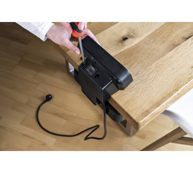 Stekkerdoos Brennenstuhl bureau Estilo 10vdig incl 1 USB C, 1 USB A, 2m zi/zw