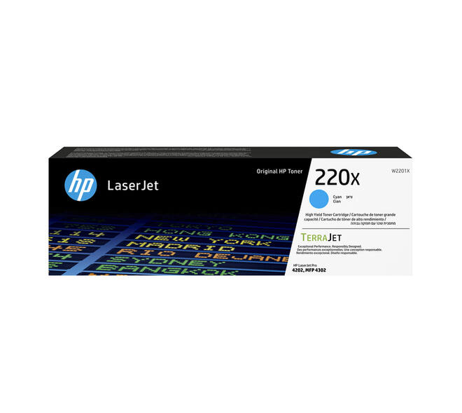 Tonercartridge HP W2201X 220X blauw