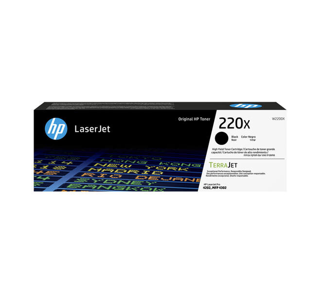 Tonercartridge HP W2200X 220X zwart