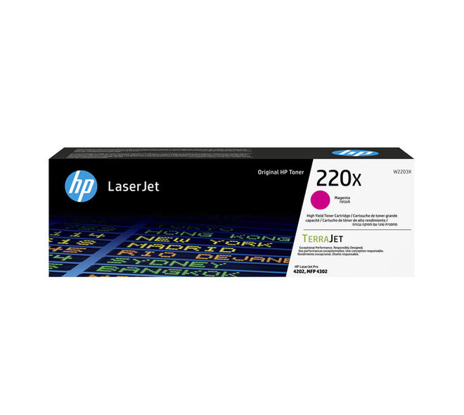 Tonercartridge HP W2203X 220X rood