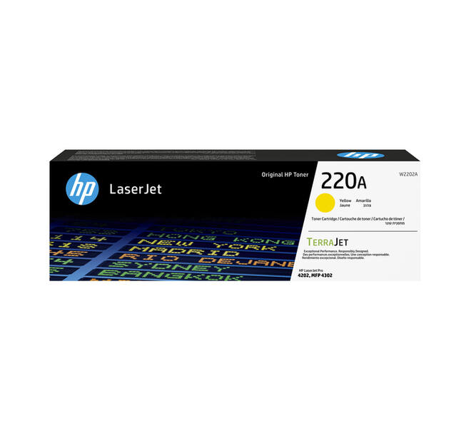 Tonercartridge HP W2202A 220A geel