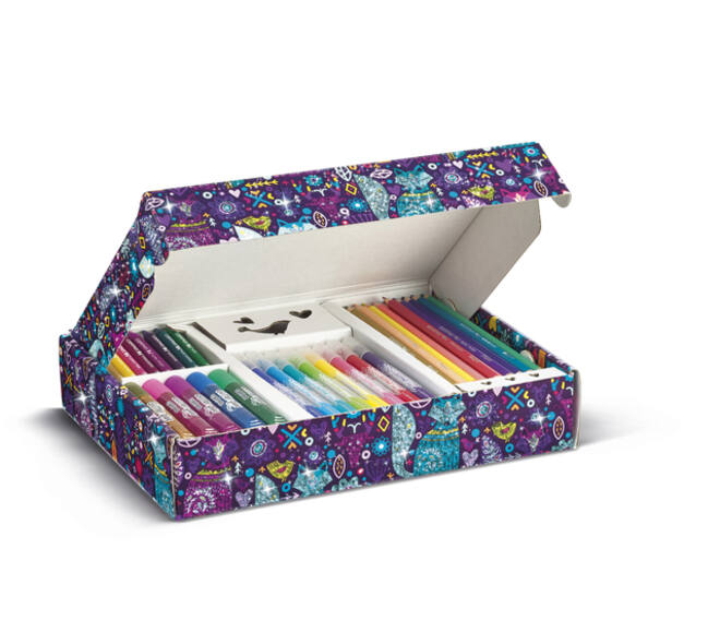 Tekenset Maped Color'Peps glitter 31-delig assorti