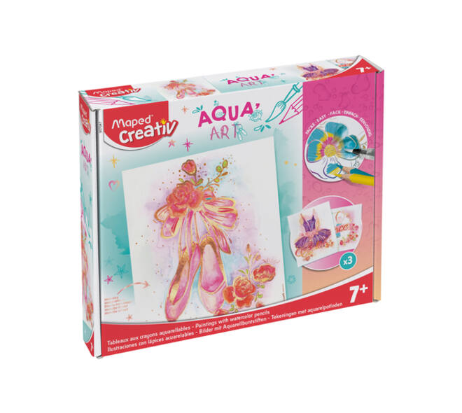 Hobbyset Maped Creativ Aqua'Art ballet 14-delig assorti