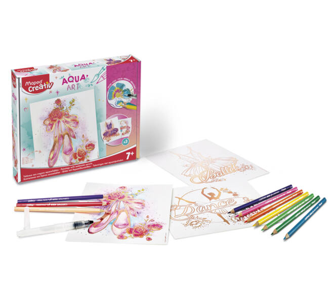 Hobbyset Maped Creativ Aqua'Art ballet 14-delig assorti