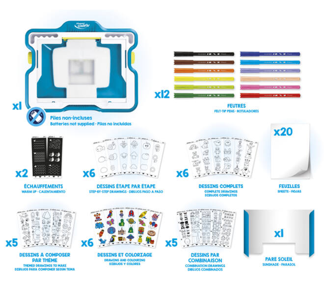 Tekenbord Maped Creativ Lumi'Board met lichtprojectie