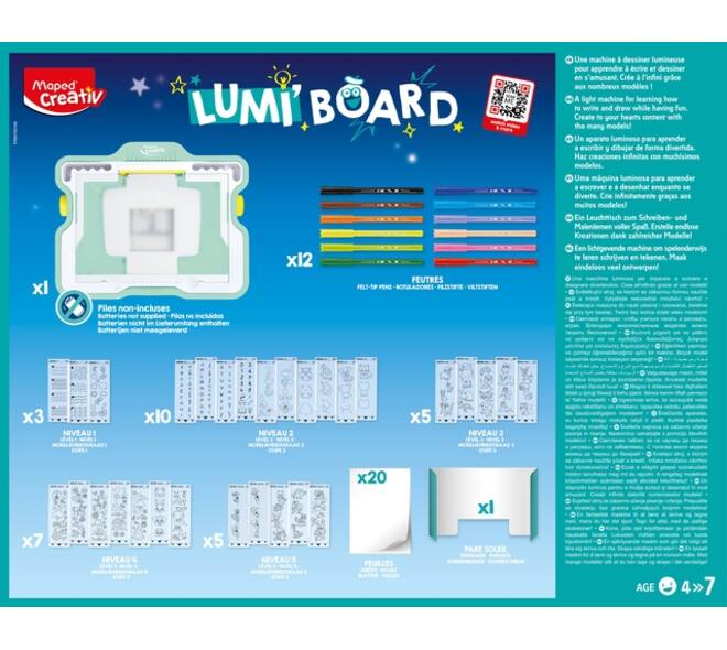 Tekenbord Maped Creativ Lumi'Board met lichtprojectie