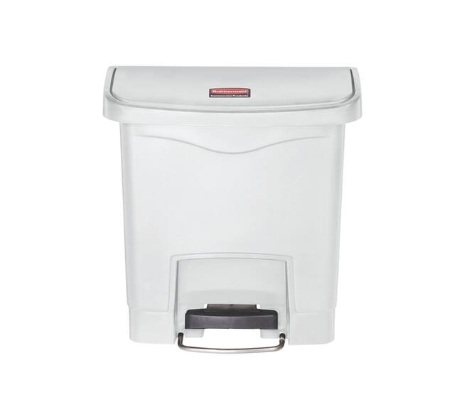 Pedaalemmer Rubbermaid Slim Jim Step-On 15liter wit