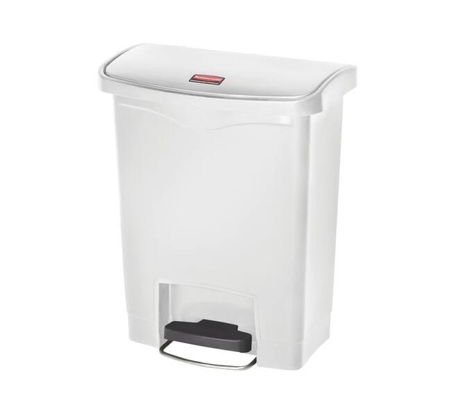 Pedaalemmer Rubbermaid Slim Jim Step-On 30liter wit