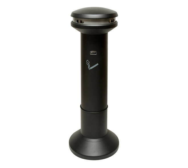 Asbak Rubbermaid Infinity XL staand zwart