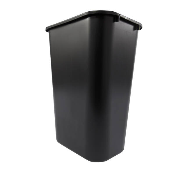 Afvalbak Rubbermaid groot 39 liter zwart