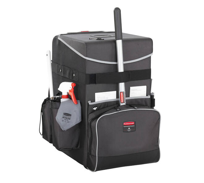Trolley Rubbermaid Executive Quick Cart groot grijs