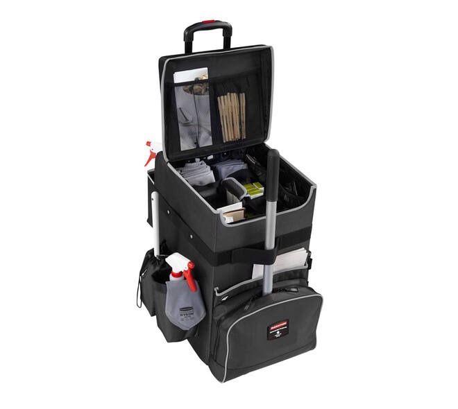 Trolley Rubbermaid Executive Quick Cart groot grijs