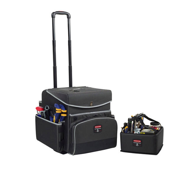 Trolley Rubbermaid Executive Quick Cart klein grijs