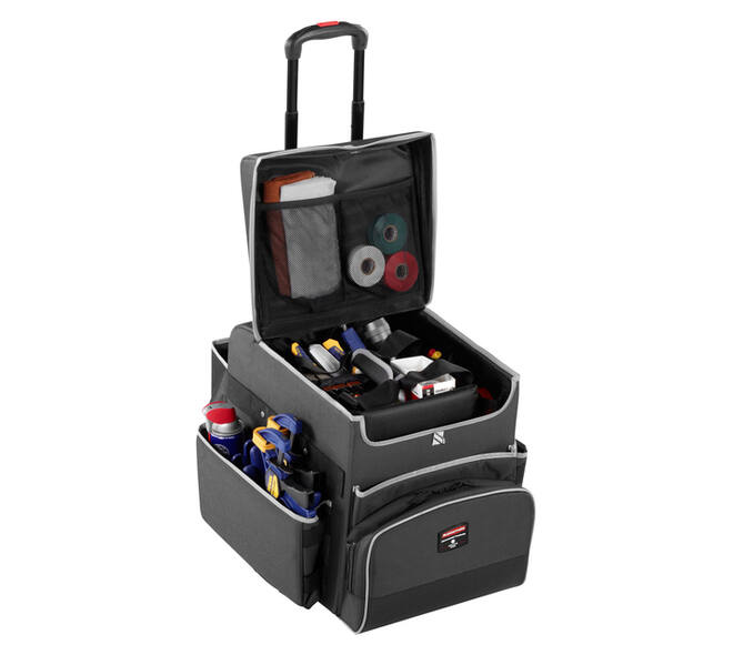 Trolley Rubbermaid Executive Quick Cart klein grijs