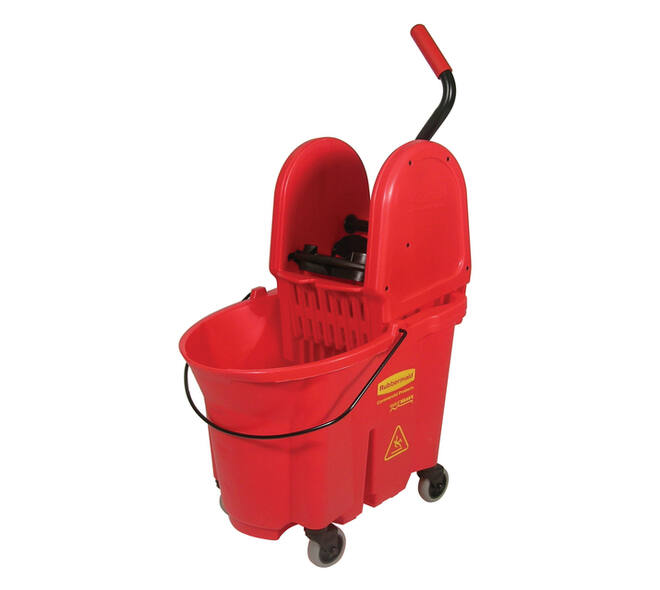 Mopemmer Rubbermaid Wavebrake met wringer 33L rood