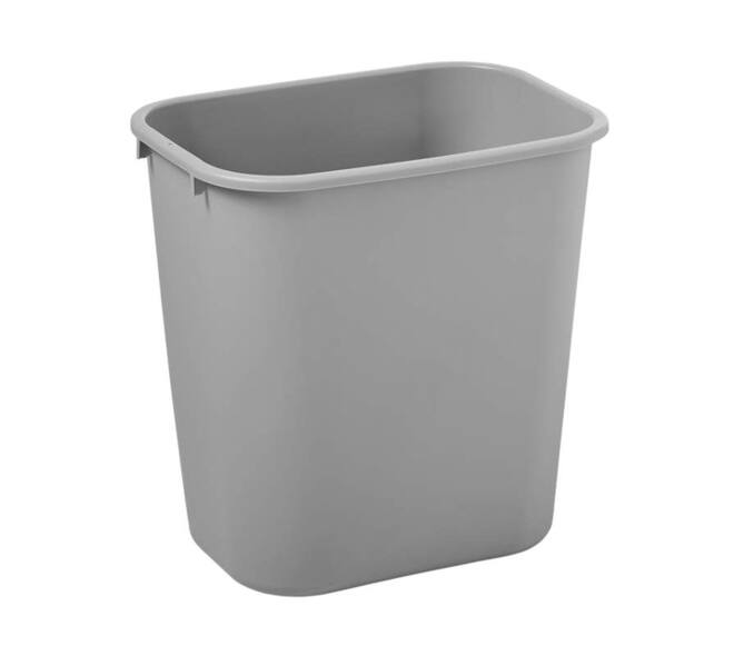 Afvalbak Rubbermaid medium 26 liter grijs