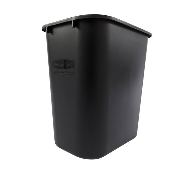 Afvalbak Rubbermaid medium 26 liter zwart