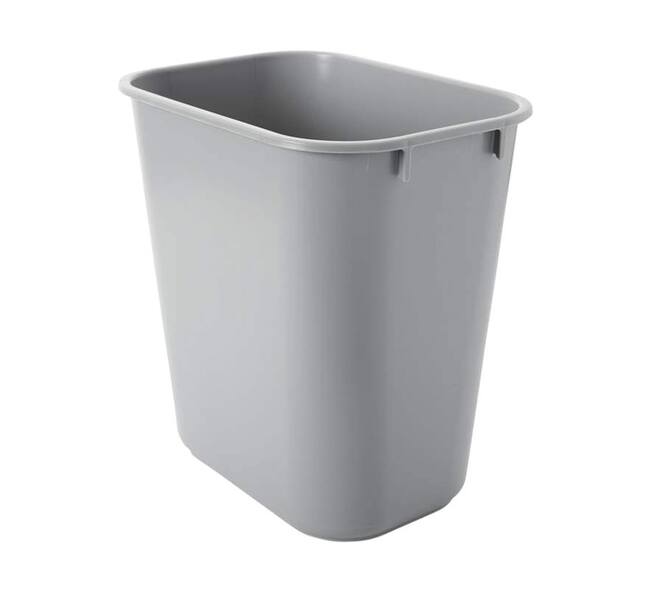 Afvalbak Rubbermaid klein 12 liter grijs