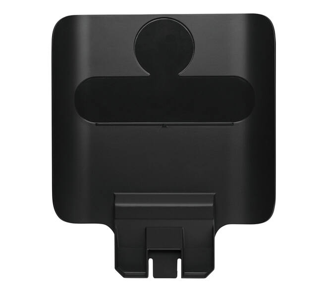 Paneel Rubbermaid Slim Jim Recyclestation voor label zwart