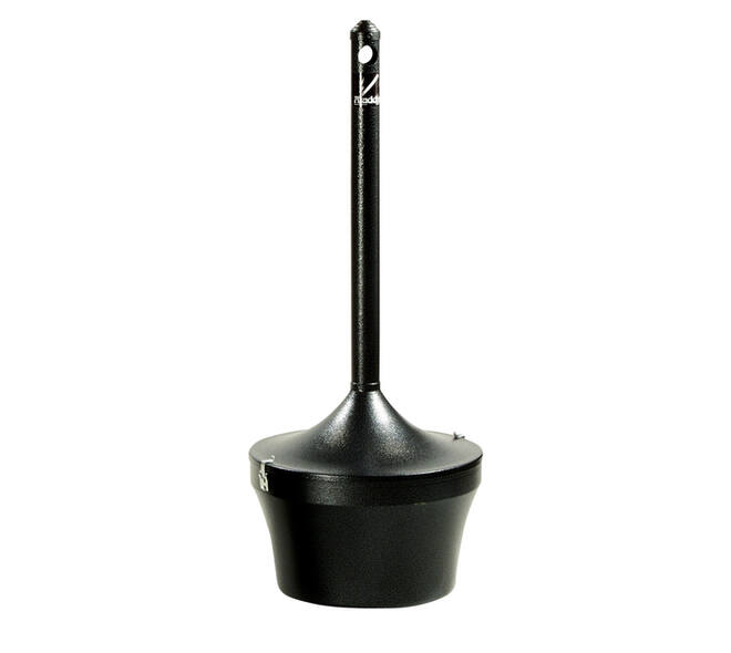 Asbak Rubbermaid Smokers' Station Aladdin vrijstaand zwart