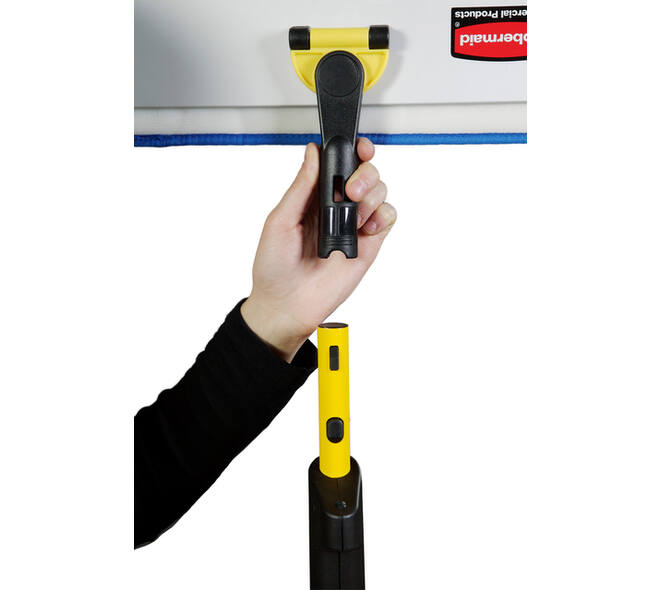 Vlakmopsysteem Rubbermaid Hygen Pulse geel