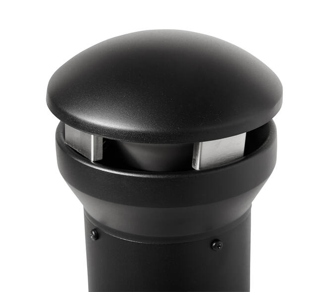 Asbak Rubbermaid Infinity Genie staand zwart