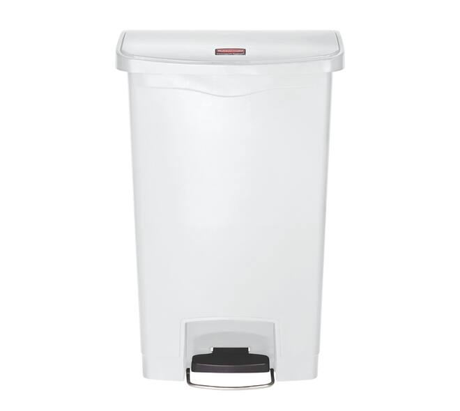 Pedaalemmer Rubbermaid Slim Jim Step-On 50liter wit