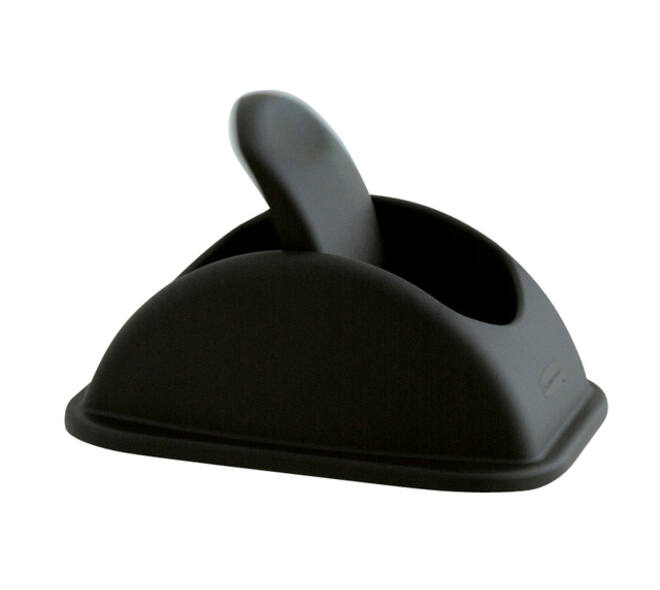 Deksel Rubbermaid groot 39L zwart