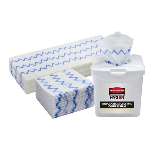 Vlakmop Rubbermaid Hygen microvezel 150st wit