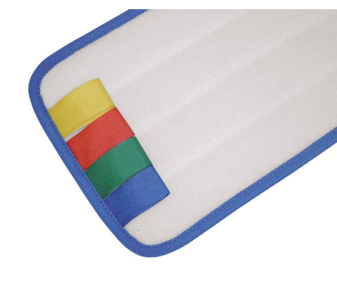 Vlakmop Rubbermaid Hygen microvezel 40cm blauw