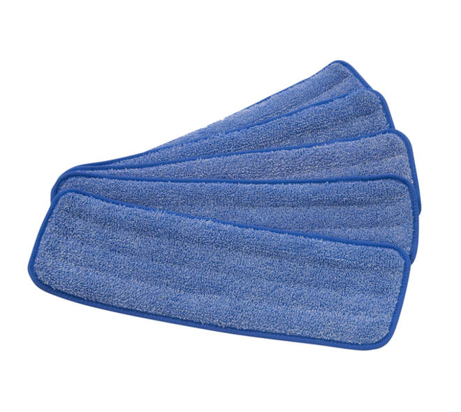 Vlakmop Rubbermaid Hygen microvezel 40cm blauw