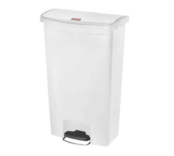 Pedaalemmer Rubbermaid Slim Jim Step-On 68liter wit