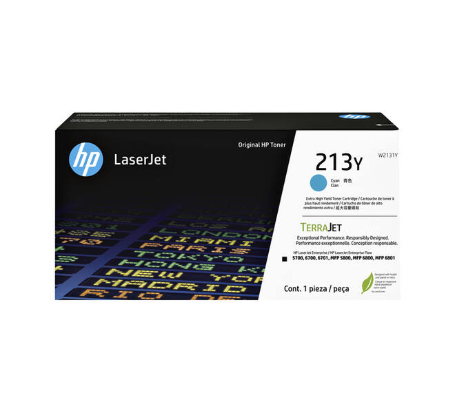 Tonercartridge HP  W2131Y 213Y blauw