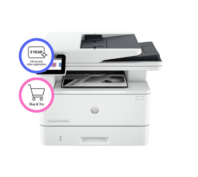Multifunctional Laser printer HP laserjet 4102dw