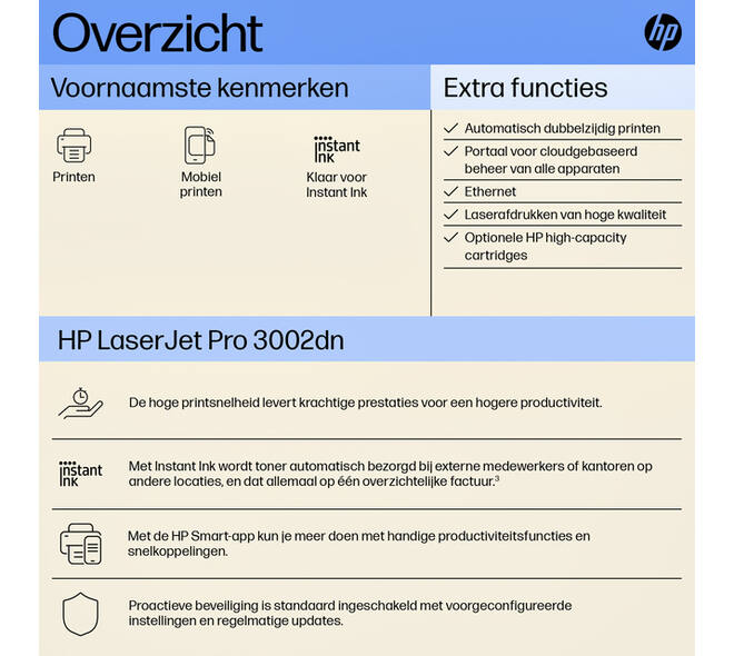 Printer laser HP LaserJet 3002dn