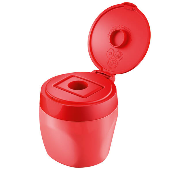 Puntenslijper STABILO 4849 woody 3 in 1 rood
