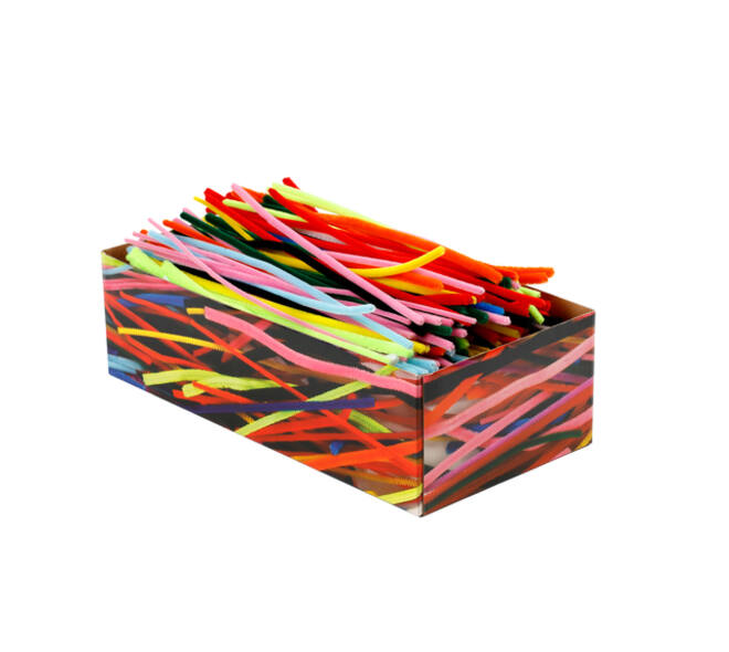 Chenilledraad Creativ Company 30cm dikte 4, 6, 9mm 700 stuks assorti
