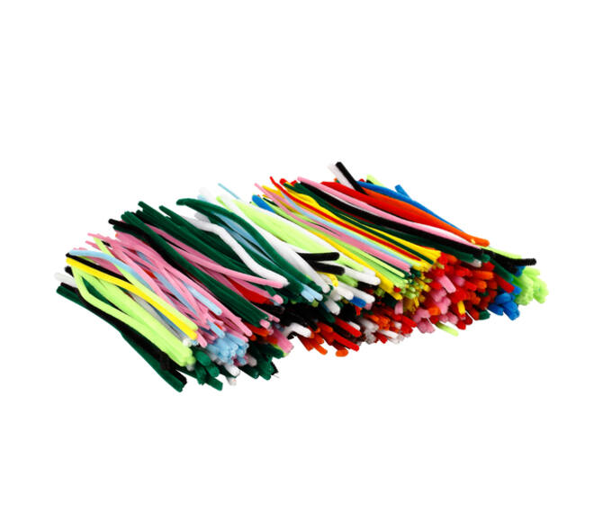 Chenilledraad Creativ Company 30cm dikte 4, 6, 9mm 700 stuks assorti