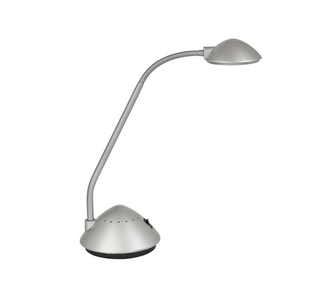 Bureaulamp MAUL Arc LED zilver