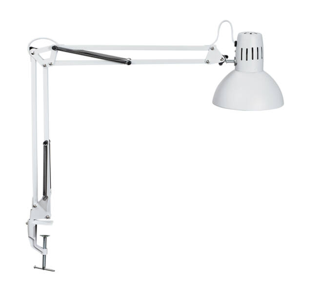Bureaulamp MAUL Study tafelklem excl.LED lamp E27 wit