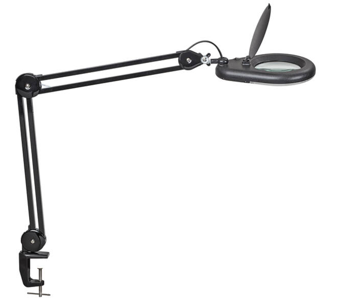 Loeplamp MAUL Viso LED tafelklem zwart