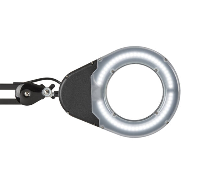 Loeplamp MAUL Viso LED tafelklem zwart