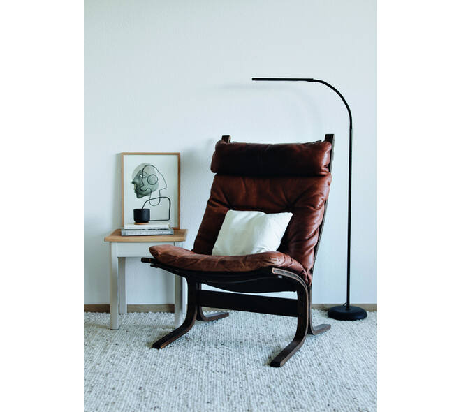Vloerlamp MAUL Pirro LED dimbaar zwart