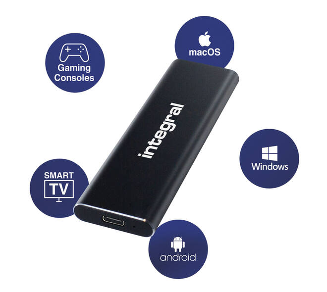 SSD Integral USB-C extern portable 3.2 2TB