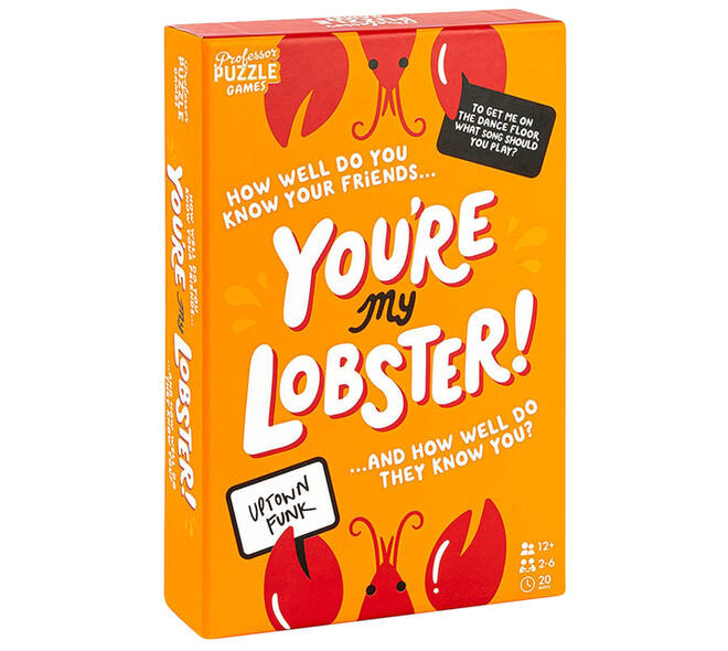 Kaartspel You're My Lobster party