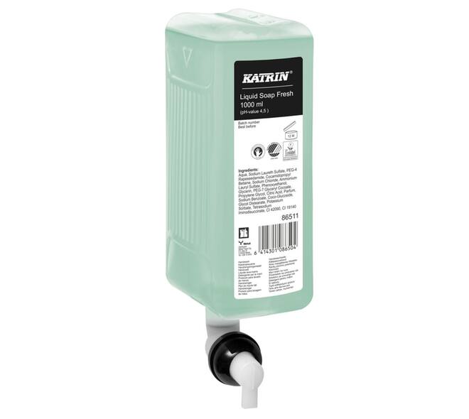 Handzeep Katrin Fresh vloeibaar 1000ml 86511