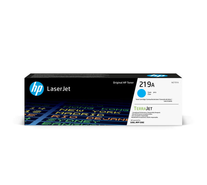 Tonercartridge HP W2191A 219A blauw