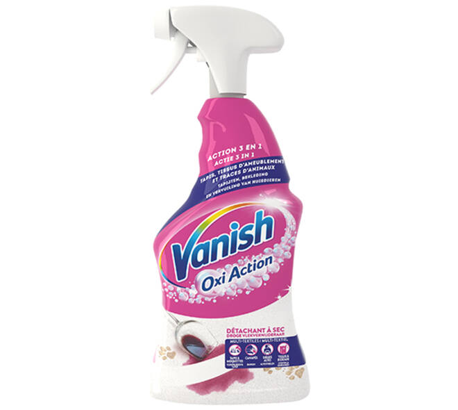 Vlekkenverwijderaar Vanish Oxi Action Dry Tapijt 500ml