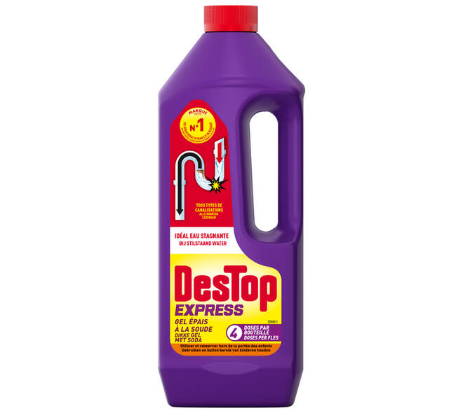 Afvoerontstopper Destop Gel Express met Soda 950 ml